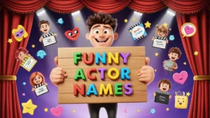funny actor names