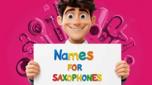 names for saxophones