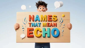 names that mean echo