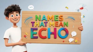 names that mean echo