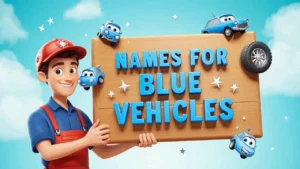 names for blue vehicles