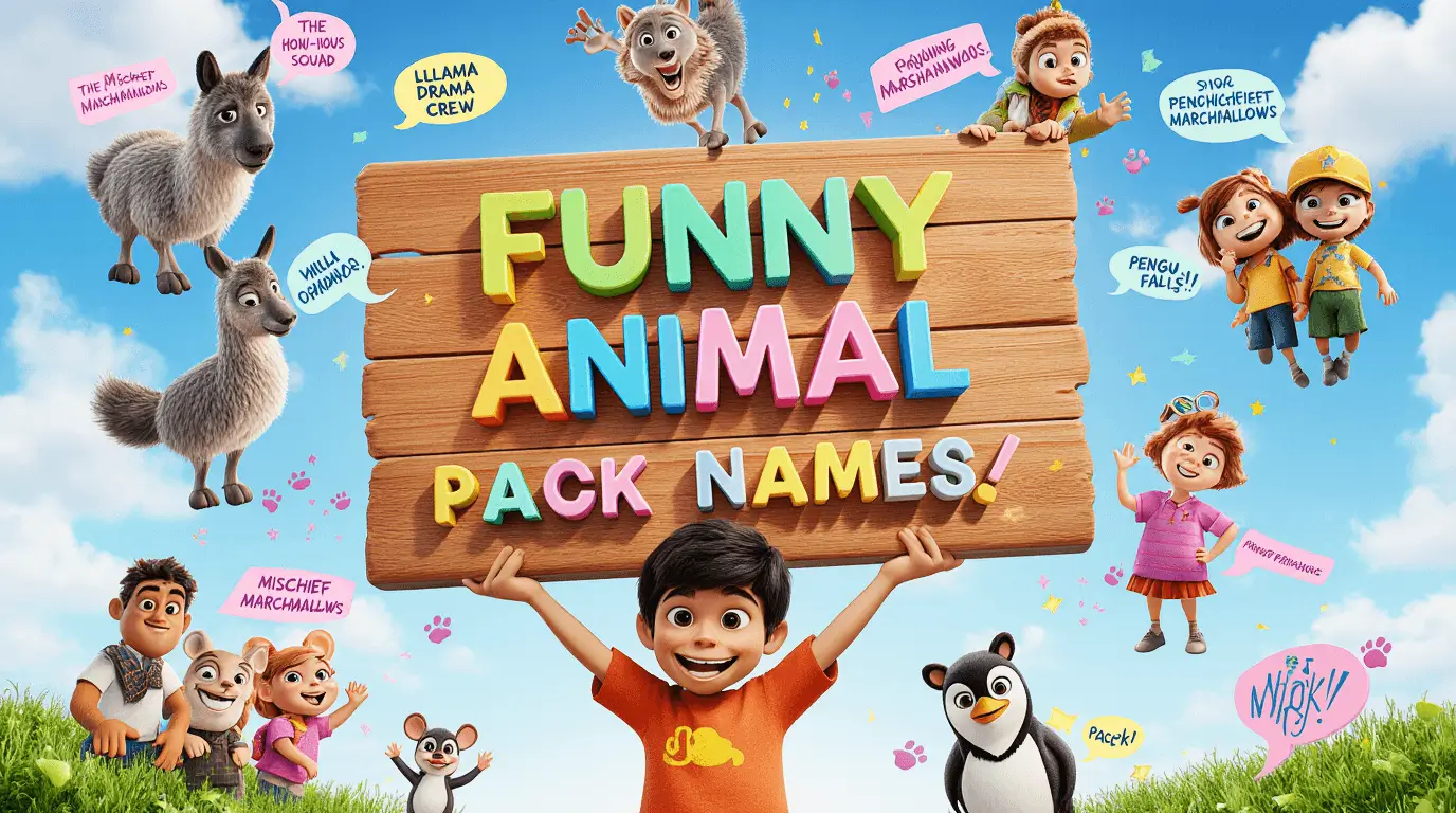 funny animal pack names