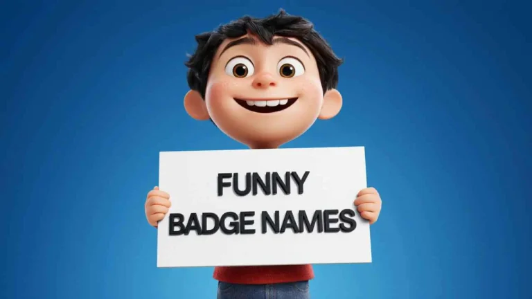 funny badge names