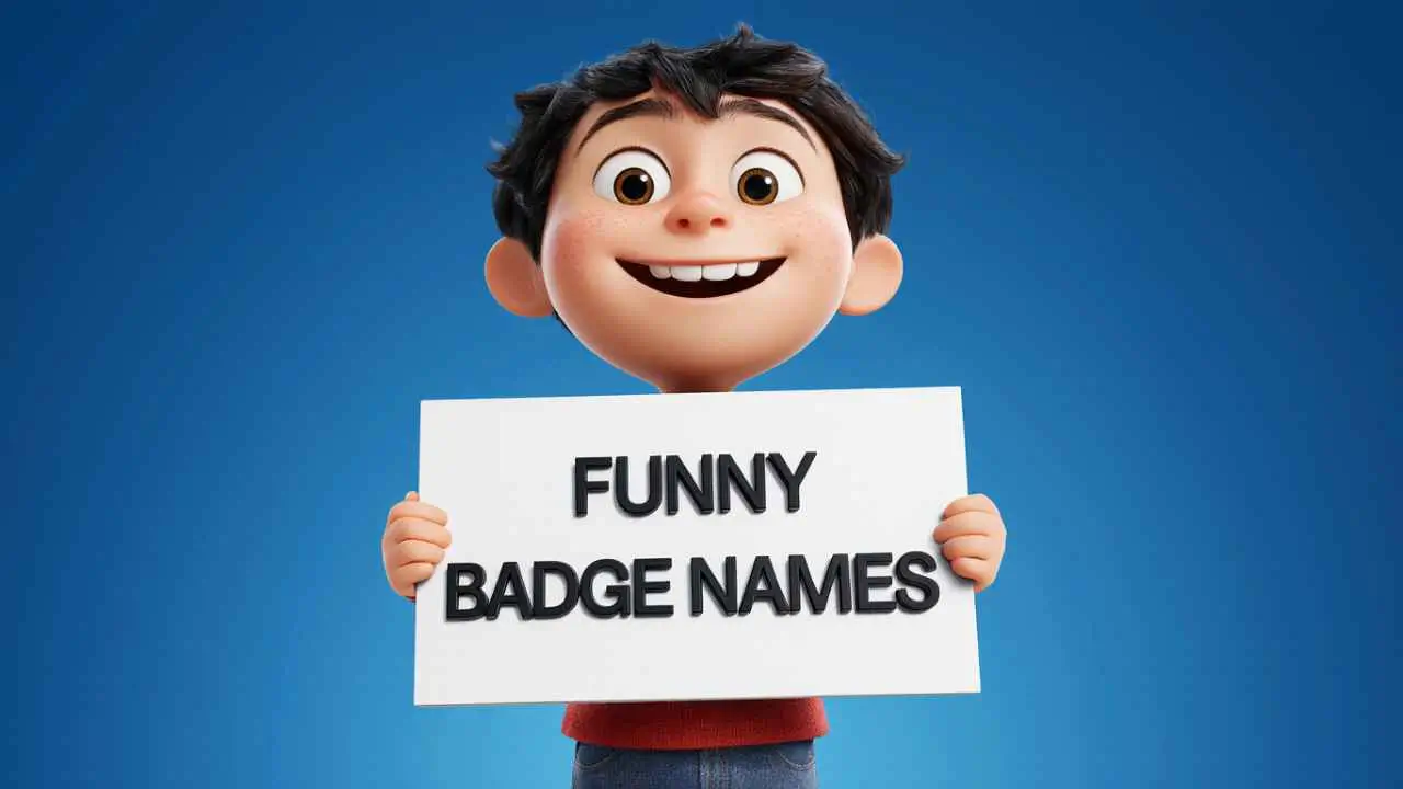 funny badge names