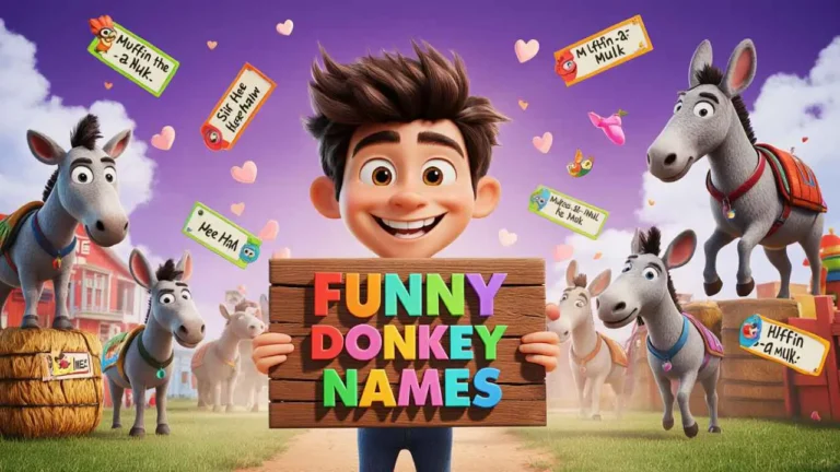 funny donkey names
