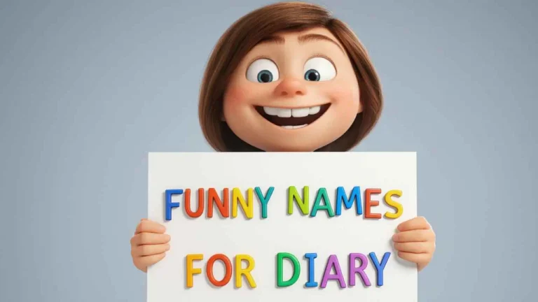 funny names for diary