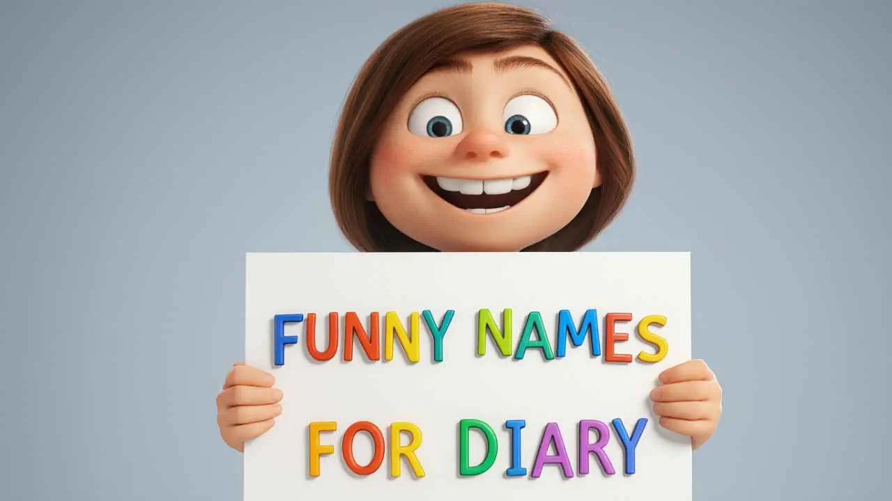 funny names for diary