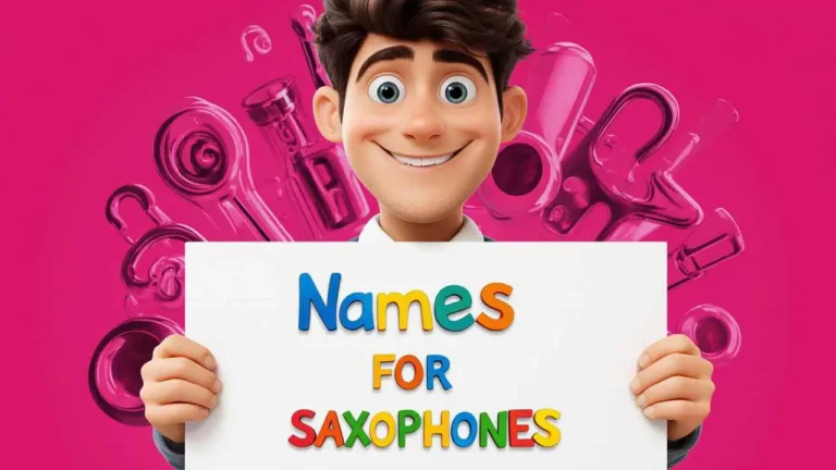 names for saxophones