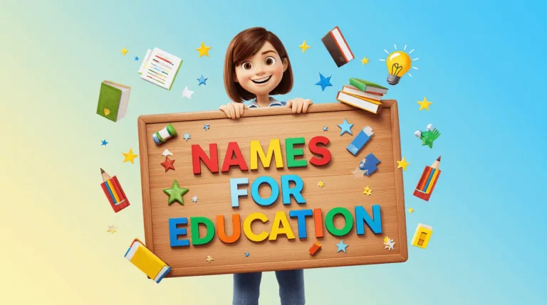 names for education