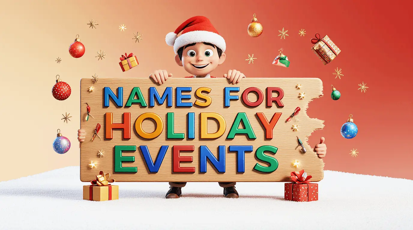 names for holiday events