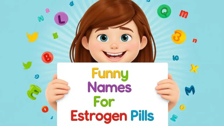 funny names for estrogen pills